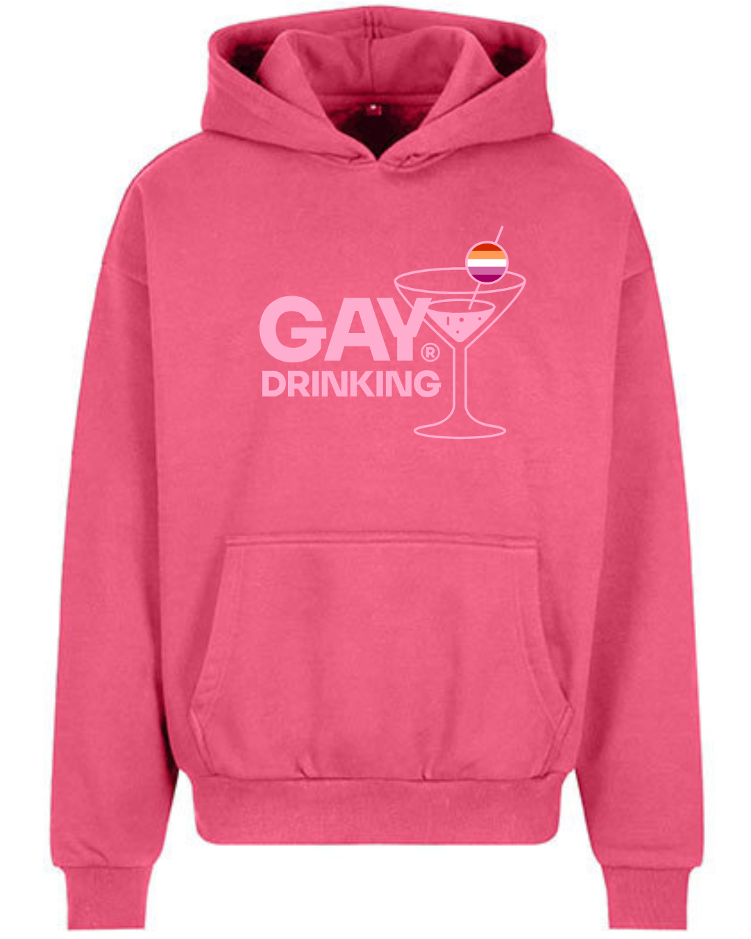 Hoodie - Hot Rasperry