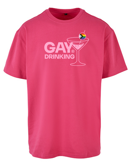 Oversized & Over it - Hot Rasperry