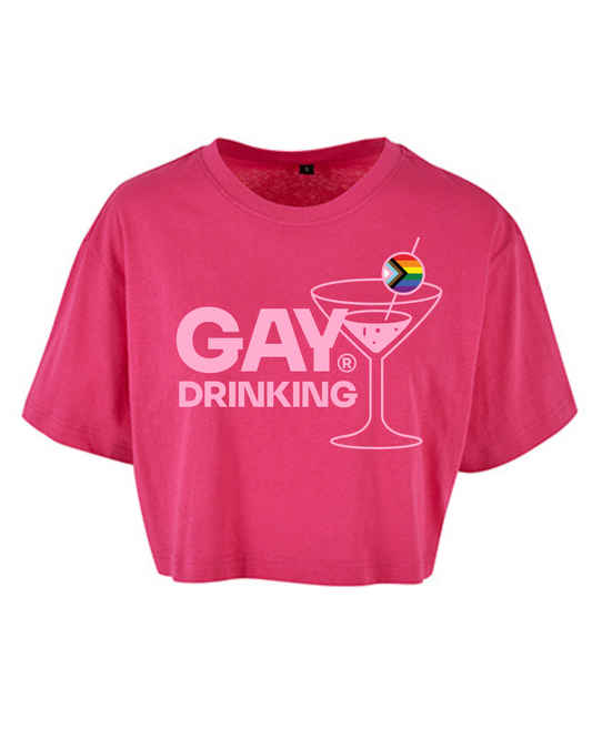 Crop Top Hot Rasperry