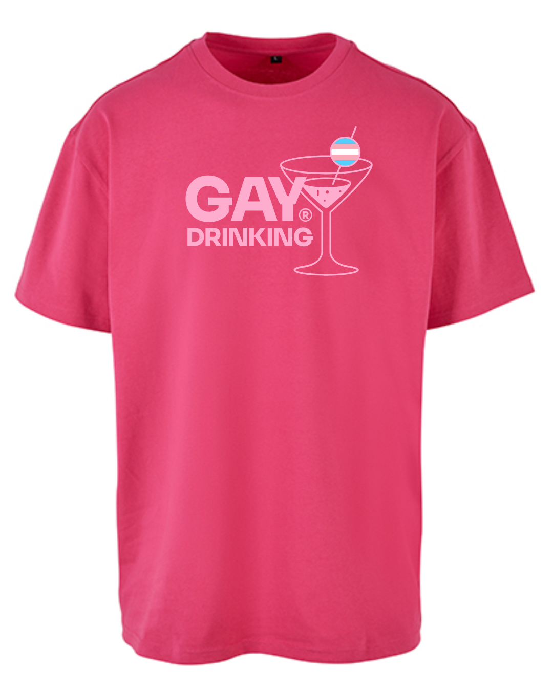 Oversized & Over it - Hot Rasperry