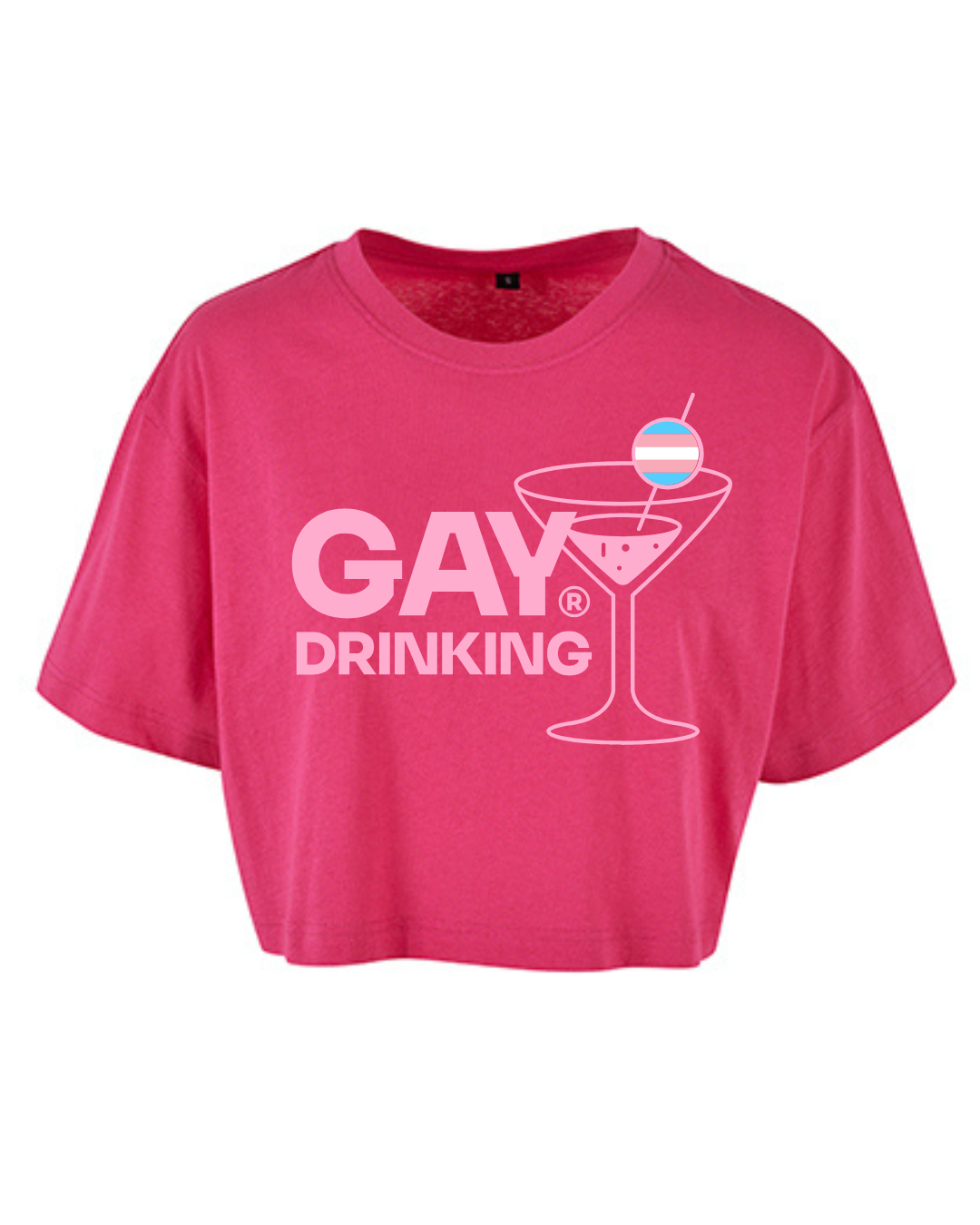 Crop Top Hot Rasperry