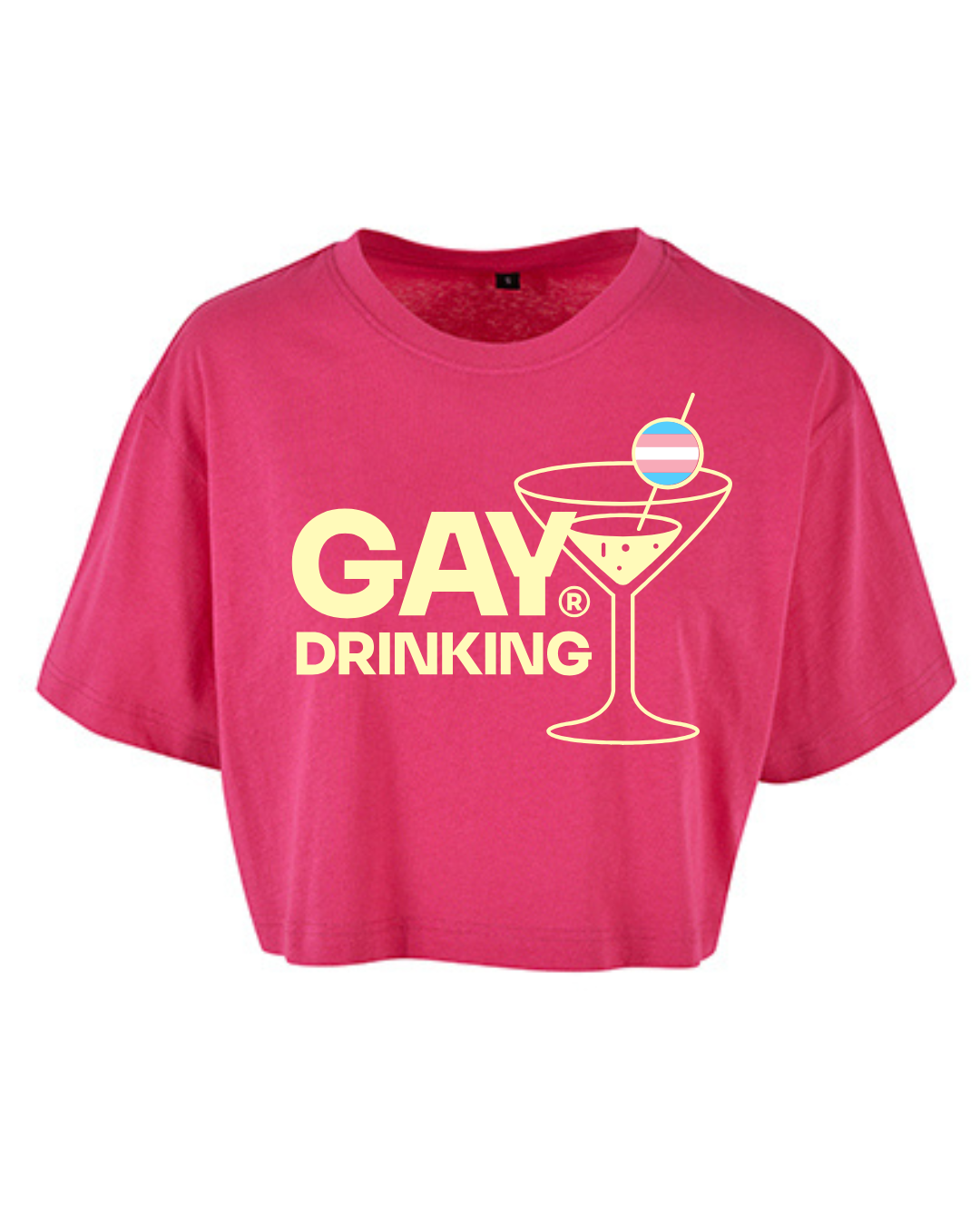 Crop Top Hot Rasperry